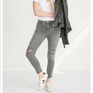 AGOLDE Organic Cotton High Rise Skinny Jeans